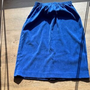 Chic Royal Blue Pencil Skirt